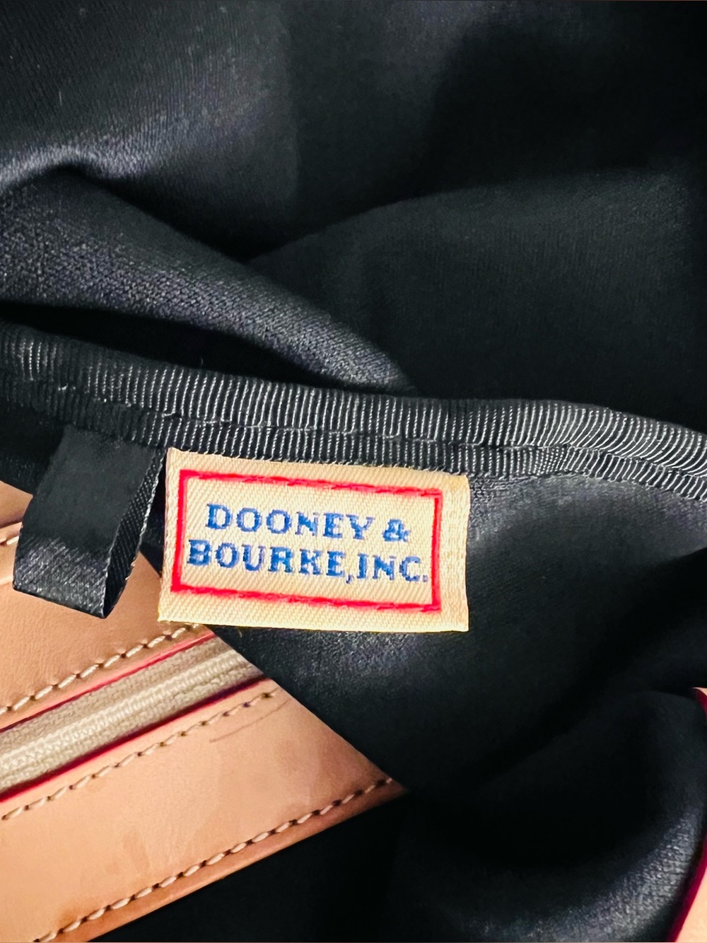 Vintage DOONEY AND BOURKE Monogram DB Canvas Shoulder Handbag Tote - Picture 11 of 15